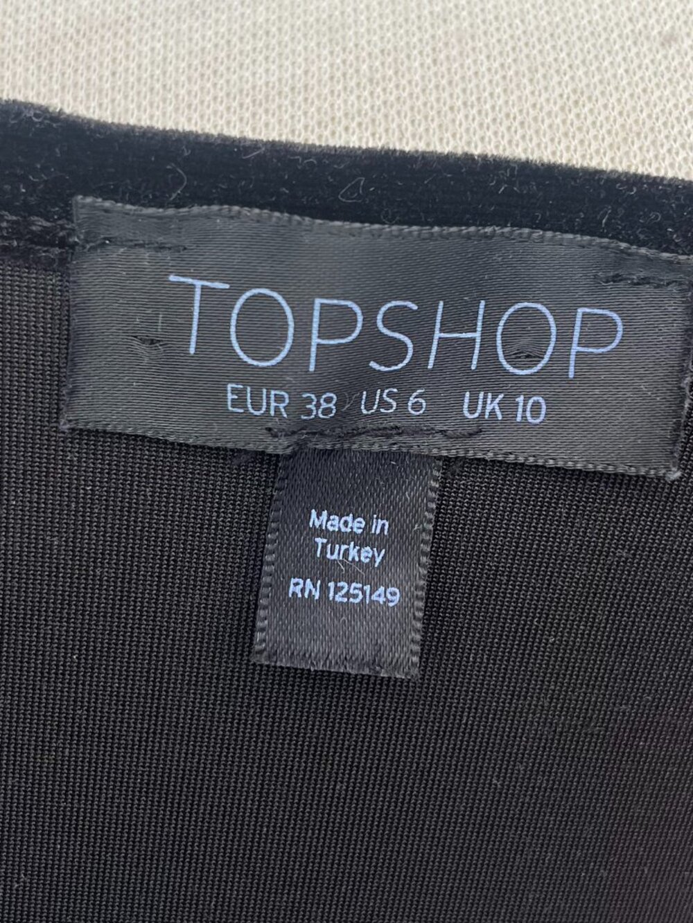 Topshop Black Velvet Applique Bodysuit Fleur Du Mal - Picture 7 of 7